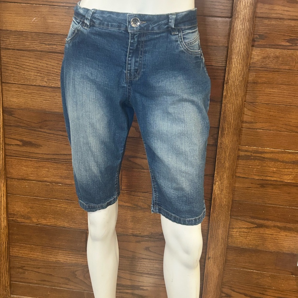 Distress. Blue Crush. Size 11 or 31. Classic Blue Jean Shorts